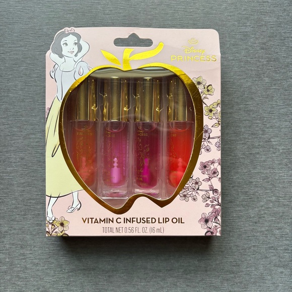 Disney Other - Disney Princess Lip Oil Set - Red, Pink, Purple